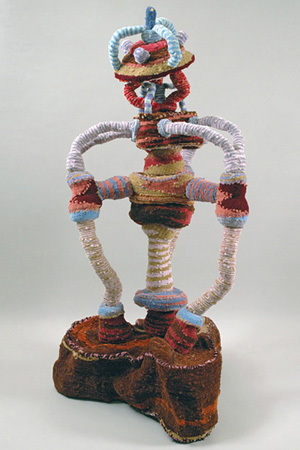 Pipe cleaner sculpture by Ted Fullwood