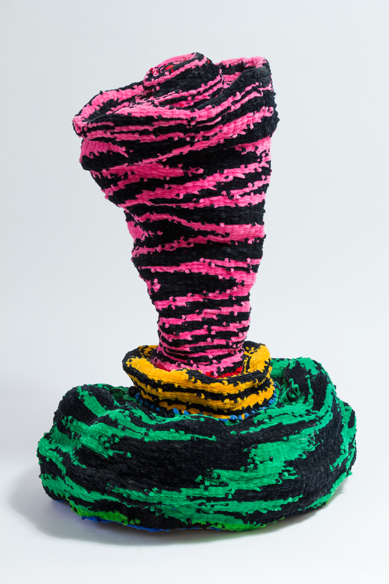 Pipe cleaner sculpture by Ted Fullwood